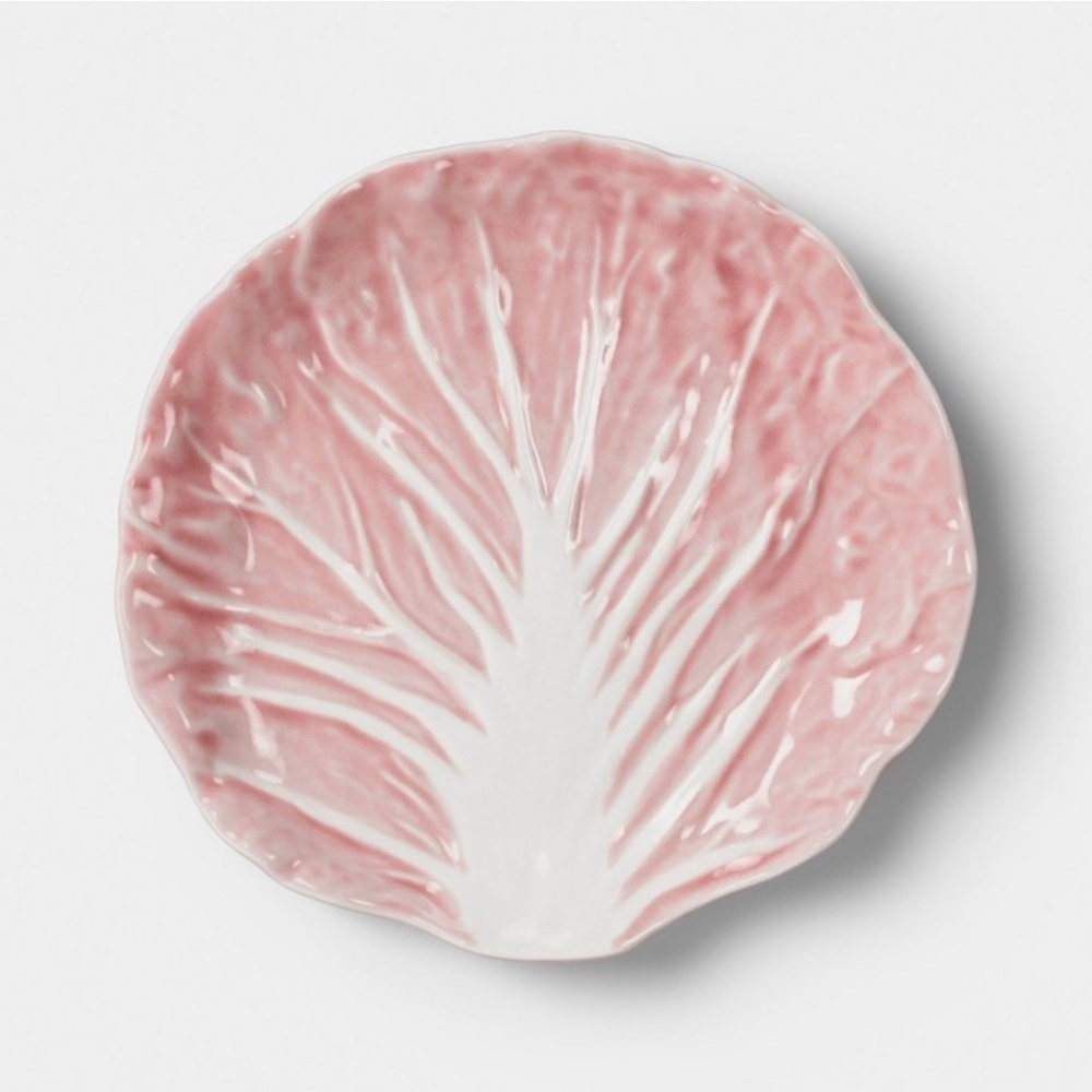 Stoneware Radicchio Salad Plate Pink - Threshold